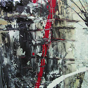 Scrape Offering / 72x36’ by Maria Lankina  Image: detail 