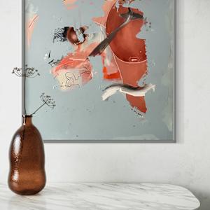 Palimpsest (Love) by Maria Lankina  Image: digital comp of artwork in interior 
