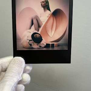 Lily’s Throne / Emergence Chamber by Maria Lankina  Image: polaroid print 