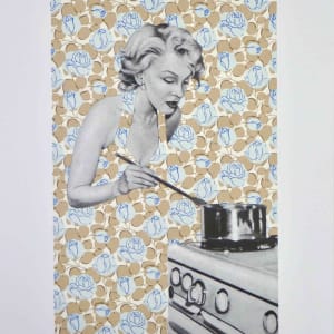 Screen Print Marilyn Cooking