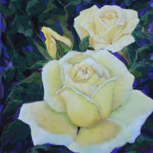 Three Yellow Roses by Renee Leopardi