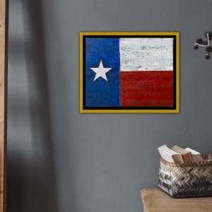 Texas flag antique by Randy Robinson 
