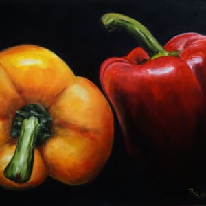 Pair of Peppers by Randy Robinson