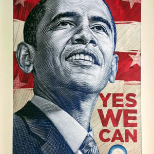“YES WE CAN” Official 2008 Obama for America Campaign Poster by Antar Dayal