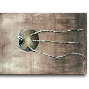 Ltd. Ed. from the PROJECT PATH: MIND EXTINCTION by MARK.  Image: ref. to original painting [CR135]