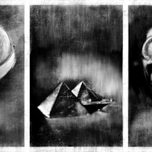 from the PROJECT PATH: MIND EXTINCTION by M A R K    H U E B N E R  Image: printed version Inventory Number: LE39
