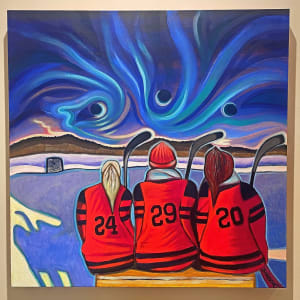 We Dream by Brandy Saturley  Image: Women Playing outdoor hockey