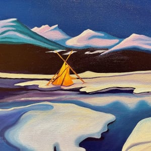 Under A Borealis Sky by Brandy Saturley 