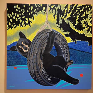 A Black Bear on a Swing by Brandy Saturley, Image 5.