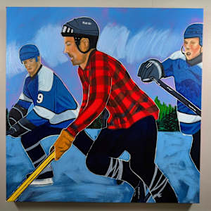 Pushing the Puck by Brandy Saturley, Image 2.