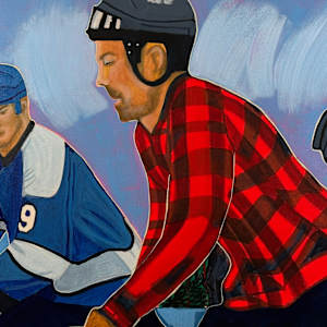 Pushing the Puck by Brandy Saturley 