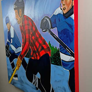 Pushing the Puck by Brandy Saturley 