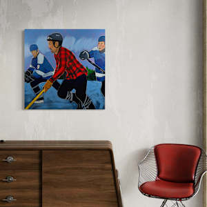 Pushing the Puck by Brandy Saturley 