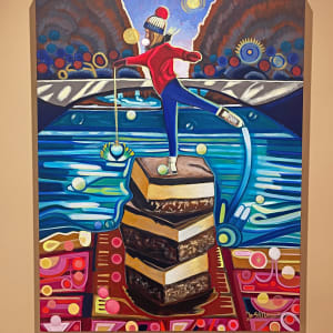 On Top of Nanaimo Bars by Brandy Saturley  Image: Figure Skater on top of Nanaimo Bars