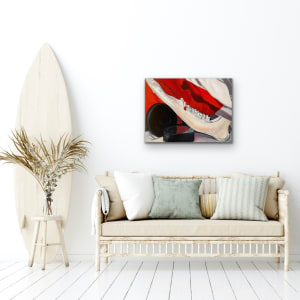 Rubber & Bone (Canadian still life) by Brandy Saturley 
