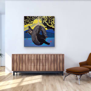 A Black Bear on a Swing by Brandy Saturley, Image 8.