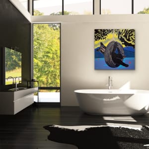 A Black Bear on a Swing by Brandy Saturley, Image 6.