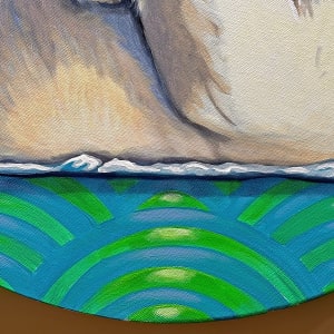 Plow (Yoga Bear) by Brandy Saturley 