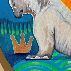 Plank (Yoga Bear) by Brandy Saturley 