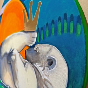 Plow (Yoga Bear) by Brandy Saturley 