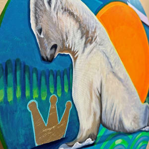 Plank (Yoga Bear) by Brandy Saturley 