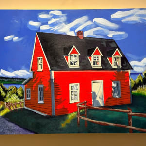 Little Red Saltbox by Brandy Saturley