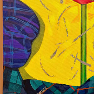 Tartan Tulip Rouge by Brandy Saturley 