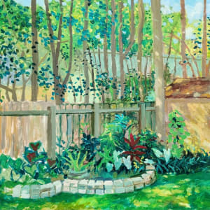 Garden with Brown Storage by Joe Roache