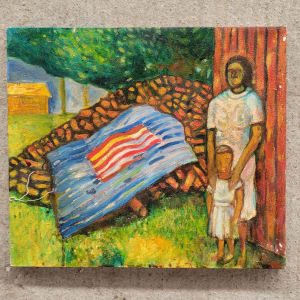 Lady and the Flag by Joe Roache 