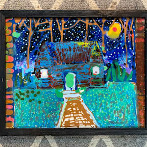 Blue House at Night by Joe Roache, Image 2.