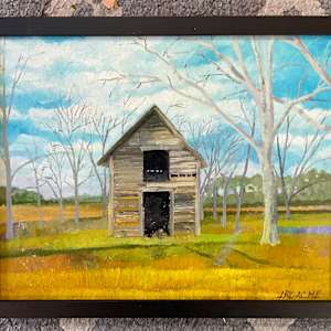 Highway 319 Barn 01 by Joe Roache 