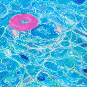 Pink Floater in Pool by Joe Roache, Image 4.
