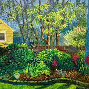 Backyard with Shadows by Joe Roache