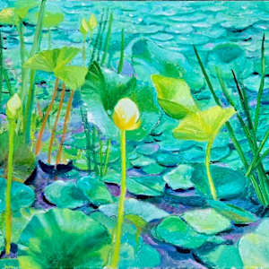 Yellow Lilly Flower by Joe Roache