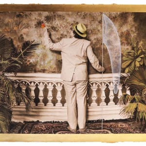 The Observationist at Leisure in a Stolen Garden (on the terrace) by Waswo X. Waswo