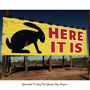 Scenes from Historic Route 66 - 2026 Calendar by Mark Peacock  Image: Jack Rabbit Trading Post