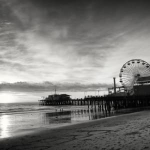 Sunset at the Pier by Mark Peacock