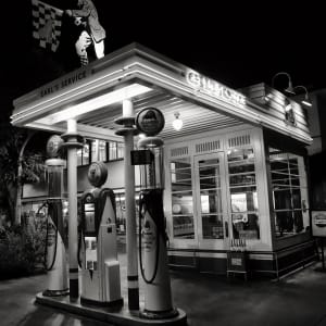 Earl's Service Station by Mark Peacock