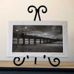 The Manhattan Beach Pier by Mark Peacock  Image: Matted Print