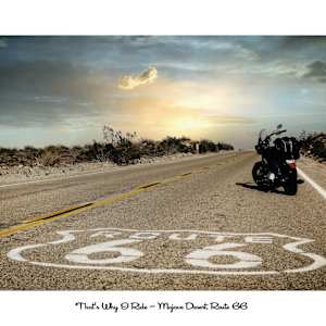 Scenes from Historic Route 66 - 2026 Calendar by Mark Peacock  Image: That's Why I Ride
