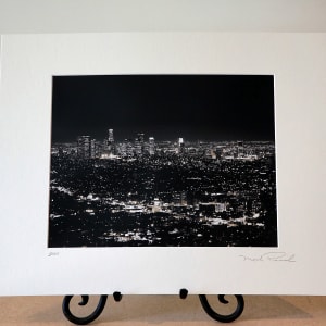 Downtown Los Angeles Skyline by Mark Peacock  Image: Photograph with matte