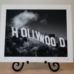 The Hollywood Sign by Mark Peacock  Image: Archival photo print with matte