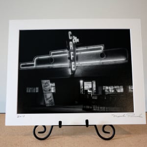 24hr Cafe by Mark Peacock  Image: Matted Print 