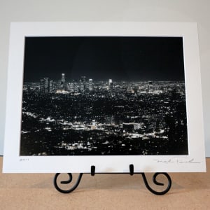 Downtown Los Angeles Skyline by Mark Peacock  Image: Photographic print with matte