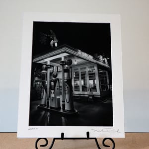 Earl's Service Station by Mark Peacock  Image: Photo print with matte