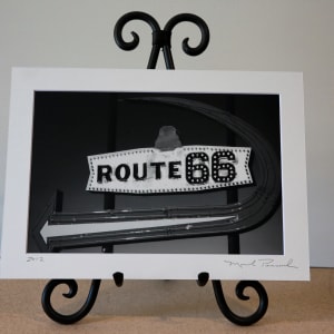 Route 66 Motel by Mark Peacock  Image: Archival photo print with matte
