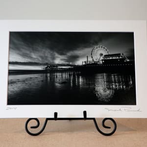 Dusk at the Pier by Mark Peacock  Image: Photo Print with matte