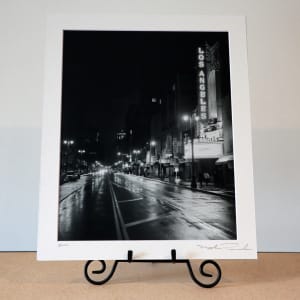 Broadway in the Rain by Mark Peacock  Image: Photo print with matte