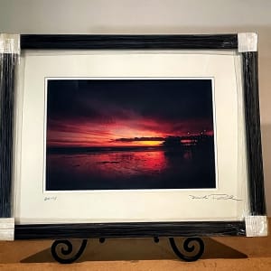 Red Sky's by Mark Peacock  Image: Framed Print 