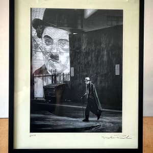 The Hollywood Joker by Mark Peacock  Image: Framed Photo Print